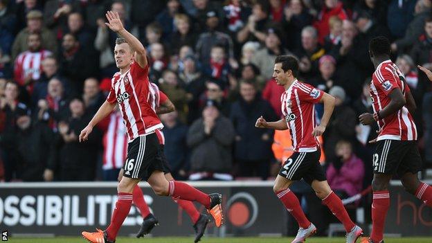 James Ward-Prowse celebrates