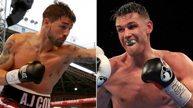 Jamie Cox (left) has not lost in 24 fights while Callum Smith is unbeaten in 22