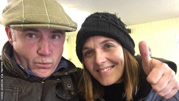 Chris Gordon and Victoria Pendleton