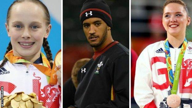 Ellie Robinson, Keelan Giles, Amy Tinkler