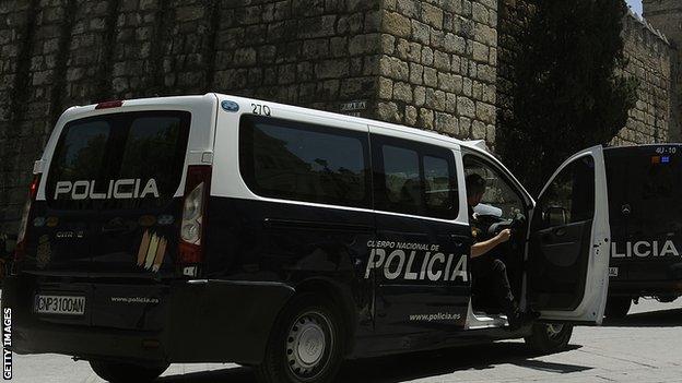 Police in Seville