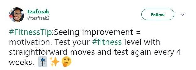 Fitness tips