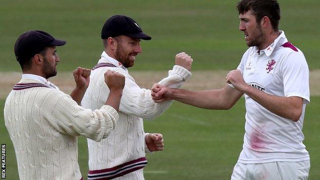 Somerset celebrate