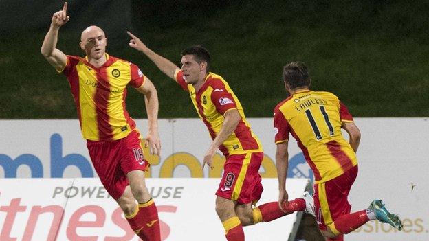 Partick Thistle striker Kris Doolan