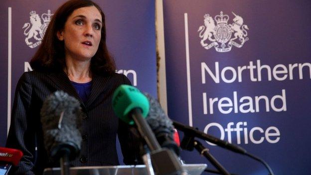 Theresa Villiers described the talks as crucial for Northern Ireland