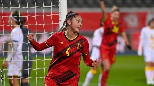 Belgium's comprehensive victory fell just short of the record wins in World Cup qualifying