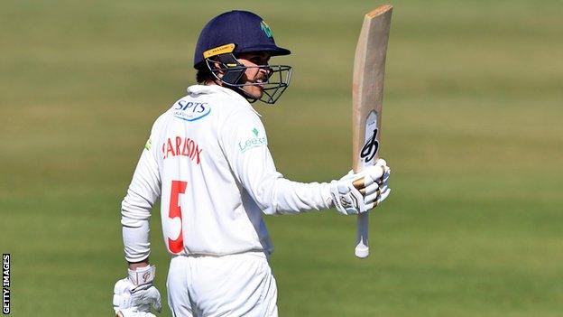 Kiran Carlson agreed a new deal with Glamorgan running until 2022 last year