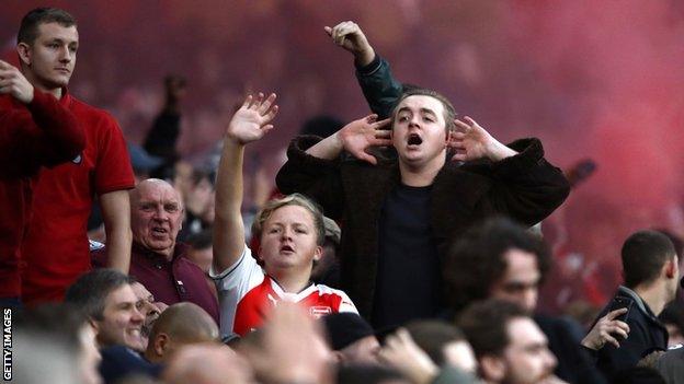 Arsenal's Emirates Stadium was like "a bearpit"