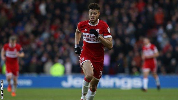 Middlesbrough striker Rudy Gestede