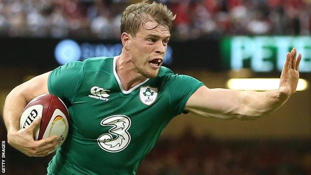 Ireland winger Andrew Trimble