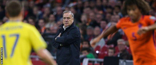 Netherlands coach Dick Advocaat