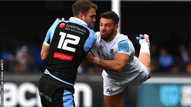 Scrum-half Rhys Webb "leads from the front defensively" according to Ospreys coach Toby Booth
