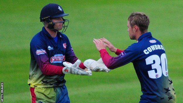 Fabian Cowdrey and Sam Billings