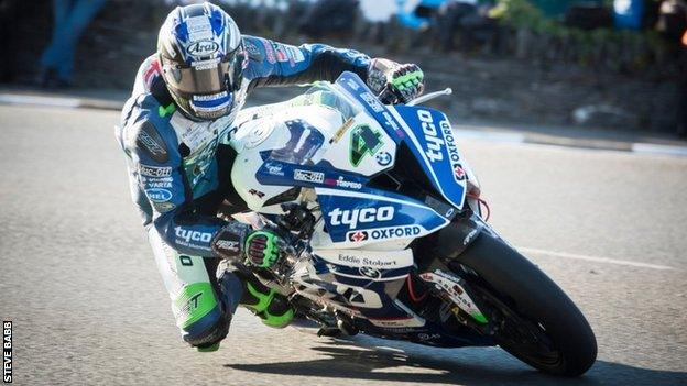 Ian Hutchinson is in his second season with the Tyco BMW team