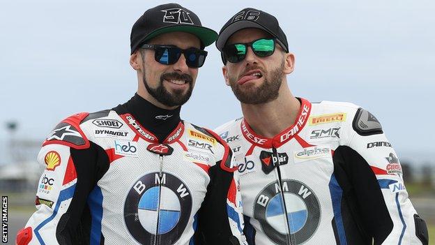 Eugene Laverty and Tom Sykes