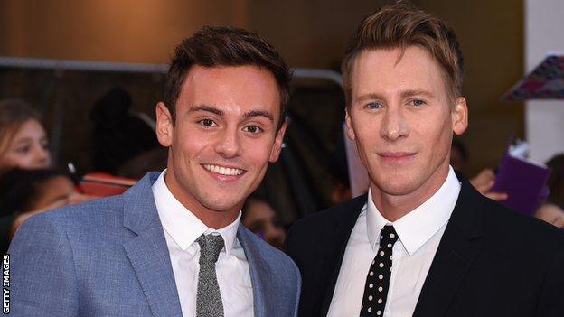 Tom Daley and Dustin Lance Black