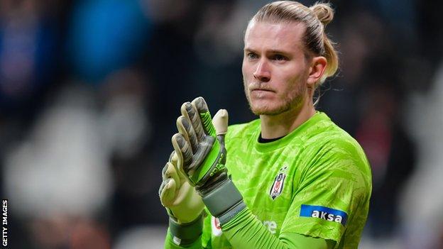 Liverpool keeper Loris Karius