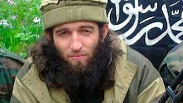 The new leader of IS's Caucasus branch who's known as Rustam Aselderov aka Abu Mukhammad Kadarsky)