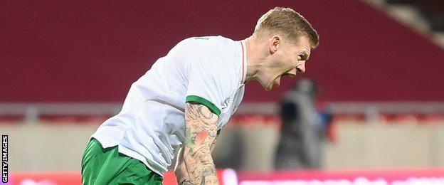 Kenny praised the experienced players that were recalled to his team for the Qatar game, including goalscorer James McClean