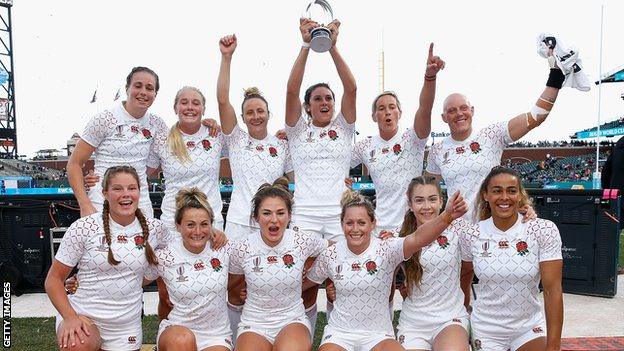 England won the Challenge final against Japan at the 2018 Rugby World Cup Sevens in San Francisco this month