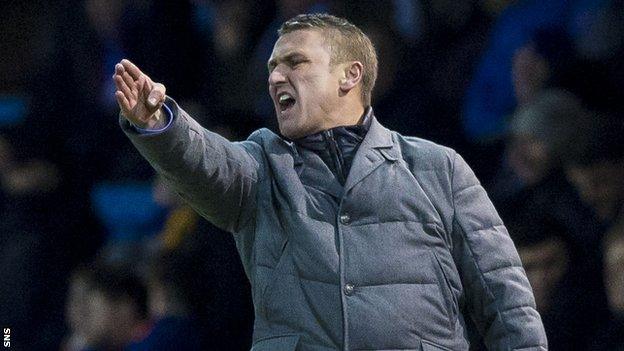 Kilmarnock manager Lee Clark