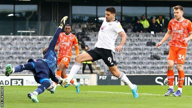 Aleksandar Mitrovic's goal against Blackpool was his sixth in Fulham's past four games