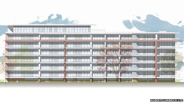 Newbury Racecourse apartment designs