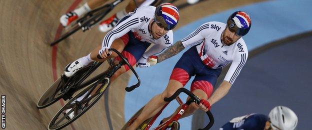 Mark Cavendish and Sir Bradley Wiggins