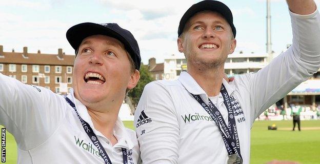 Gary Ballance and Joe Root