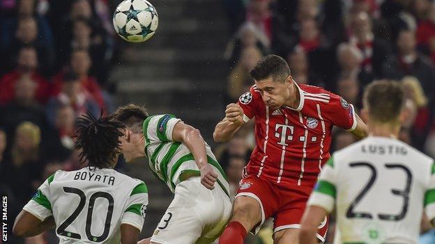 Bayern Munich striker Robert Lewandowski