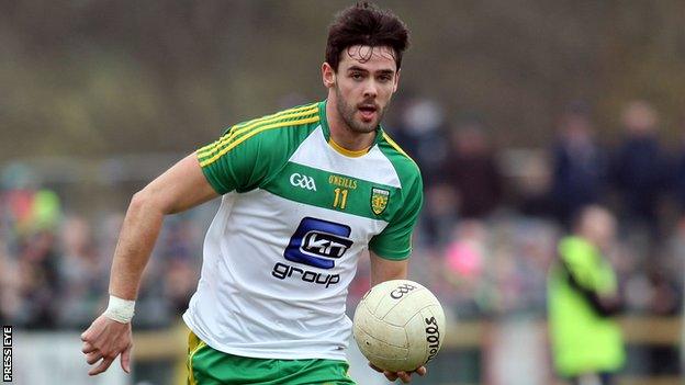 Odhran MacNiallais in action against Roscommon in last year's Football League