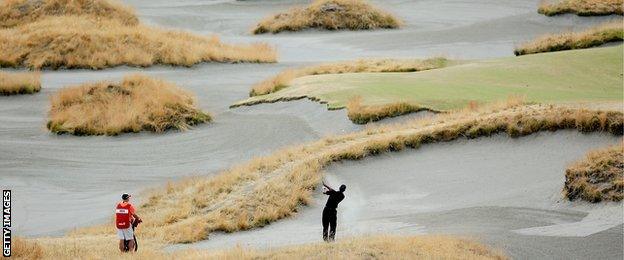 The Chambers Bay US Open course