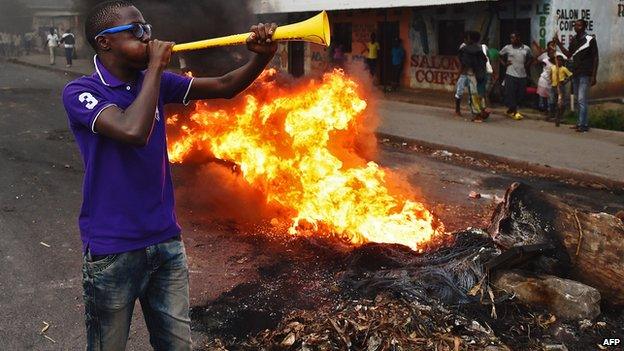 Burundi protest