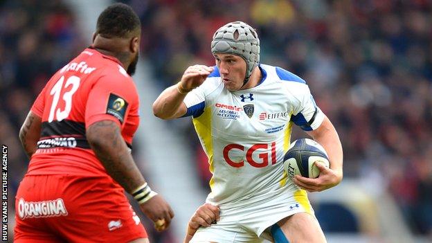 Wales centre Jonathan Davies was a losing European Champions Cup finalist with Clermont in 2015