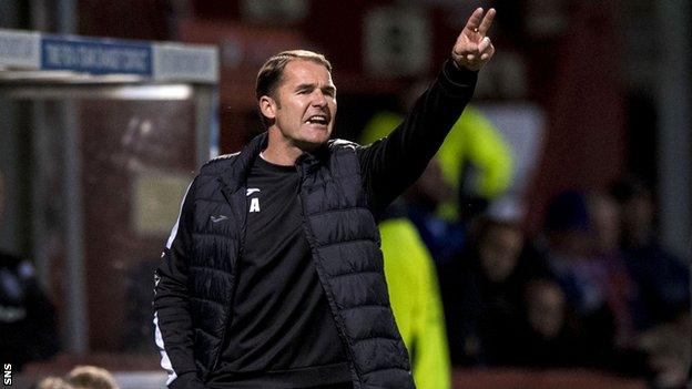 Partick Thistle manager Alan Archibald