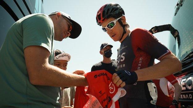 Welsh cyclist Geraint Thomas