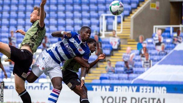 Lucas Joao (centre) scores for Reading