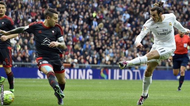 Gareth Bale celebration