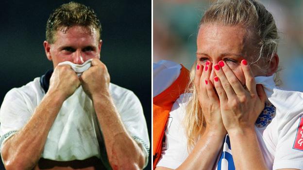 Paul Gascoigne and Laura Bassett