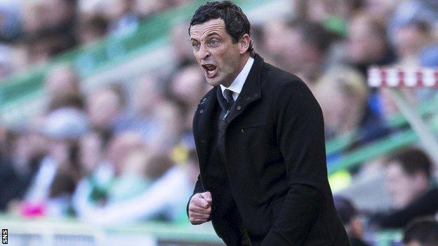 St Mirren manager Jack Ross