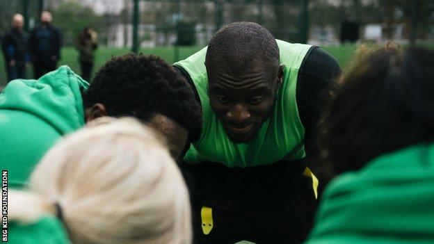 Efe Obada at the Big Kid event