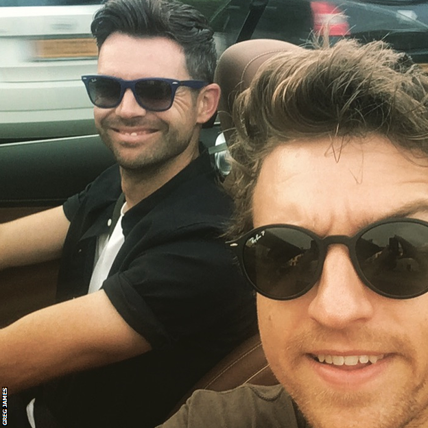 James Anderson and Greg James