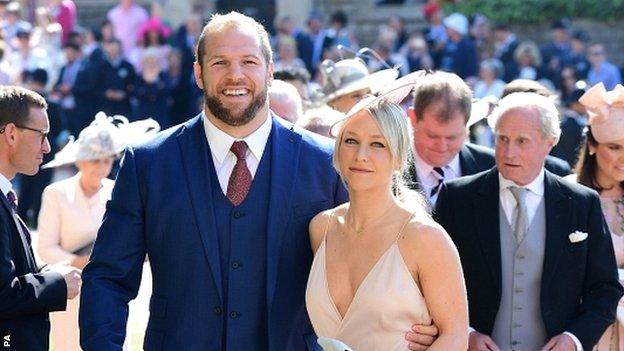 James Haskell and Chloe Madeley