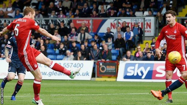 Mark Reynolds scored in last month's 2-1 victory at Ross County