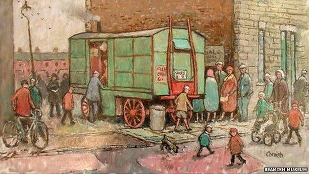 Mobile Fish Shop by Norman Cornish