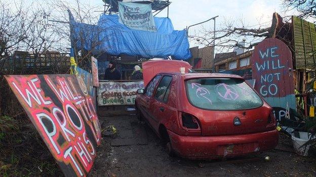 Fracking protest