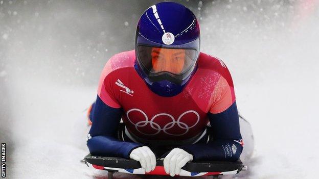 Laura Deas in action in the 2018 Winter Olympics