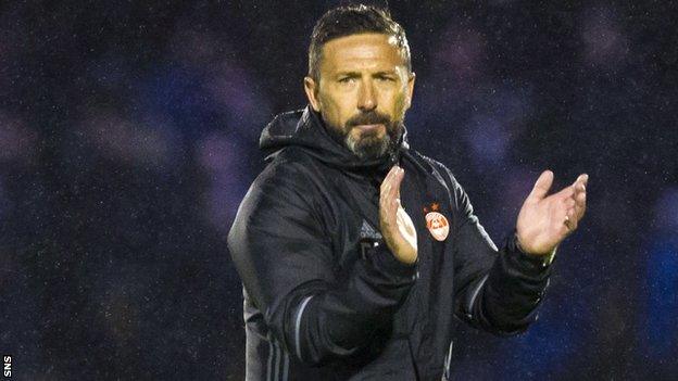 Aberdeen manager Derek McInnes