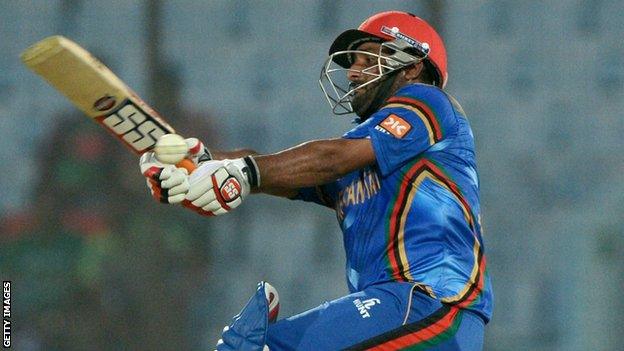 Afghanistan's Mohammad Shahzad