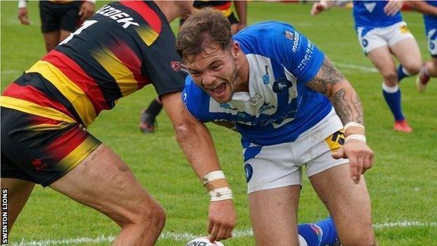 Swinton Lions winger Mike Butt